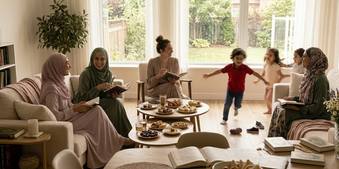Croissant de lune et ambiance du Ramadan